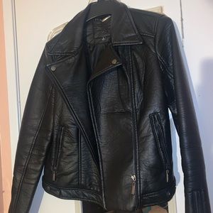 NWOT Black Leather Jacket